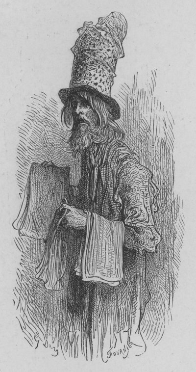 Flypaper Seller by Gustave after Dore